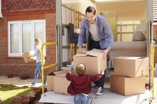 Man with a van helping with a local move in Clapham