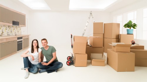 Packing and preparing belongings for storage in Clapham